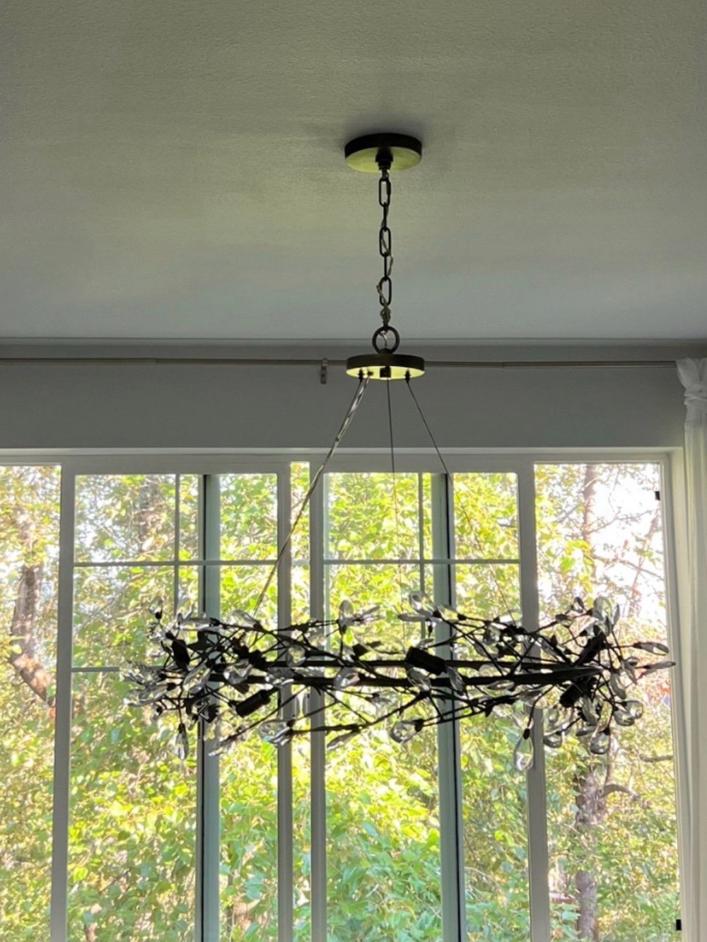 1 Pottery Barn Replacement Crystal (Bella Crystal Ring Chandelier)